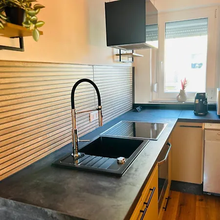 Moderne Im Vintage-industrial-style Lejlighed *